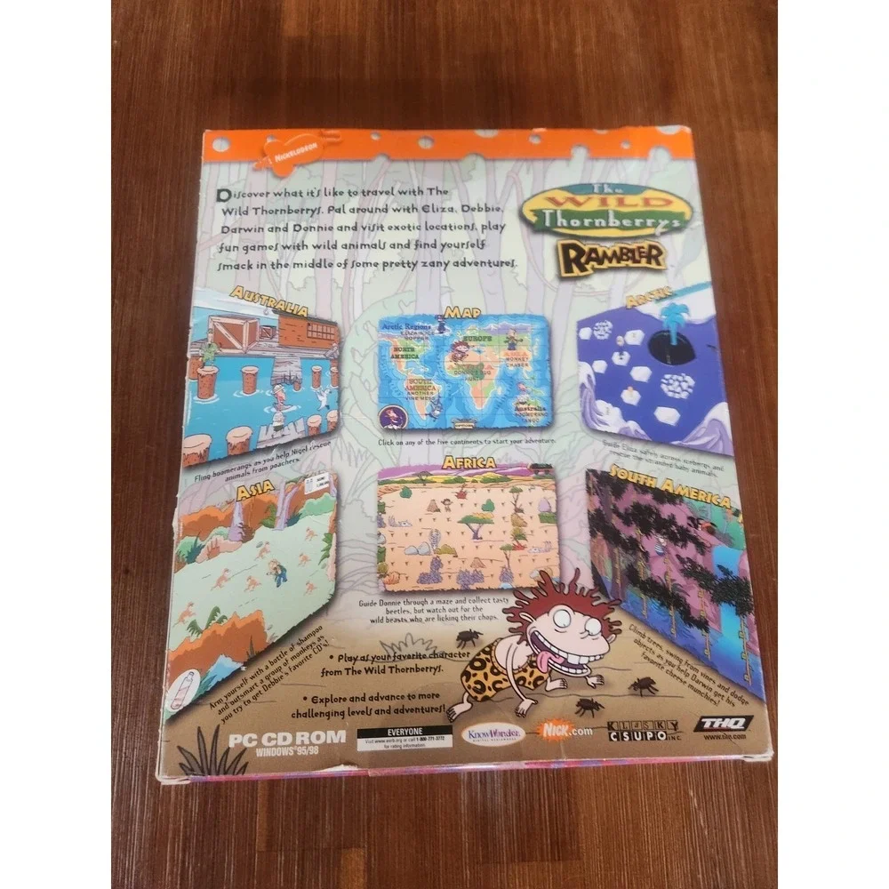 The Wild Thornberrys Rambler PC CD-Rom‎ For Windows 95/98 ZD2